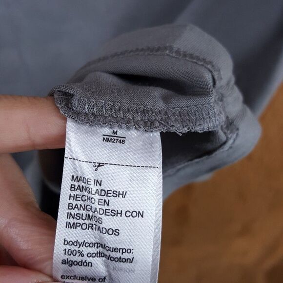 CALVIN KLEIN Sleepwear Mens XL Gray Pullover Crew Logo Tee T-Shirt - Picture 4 of 7